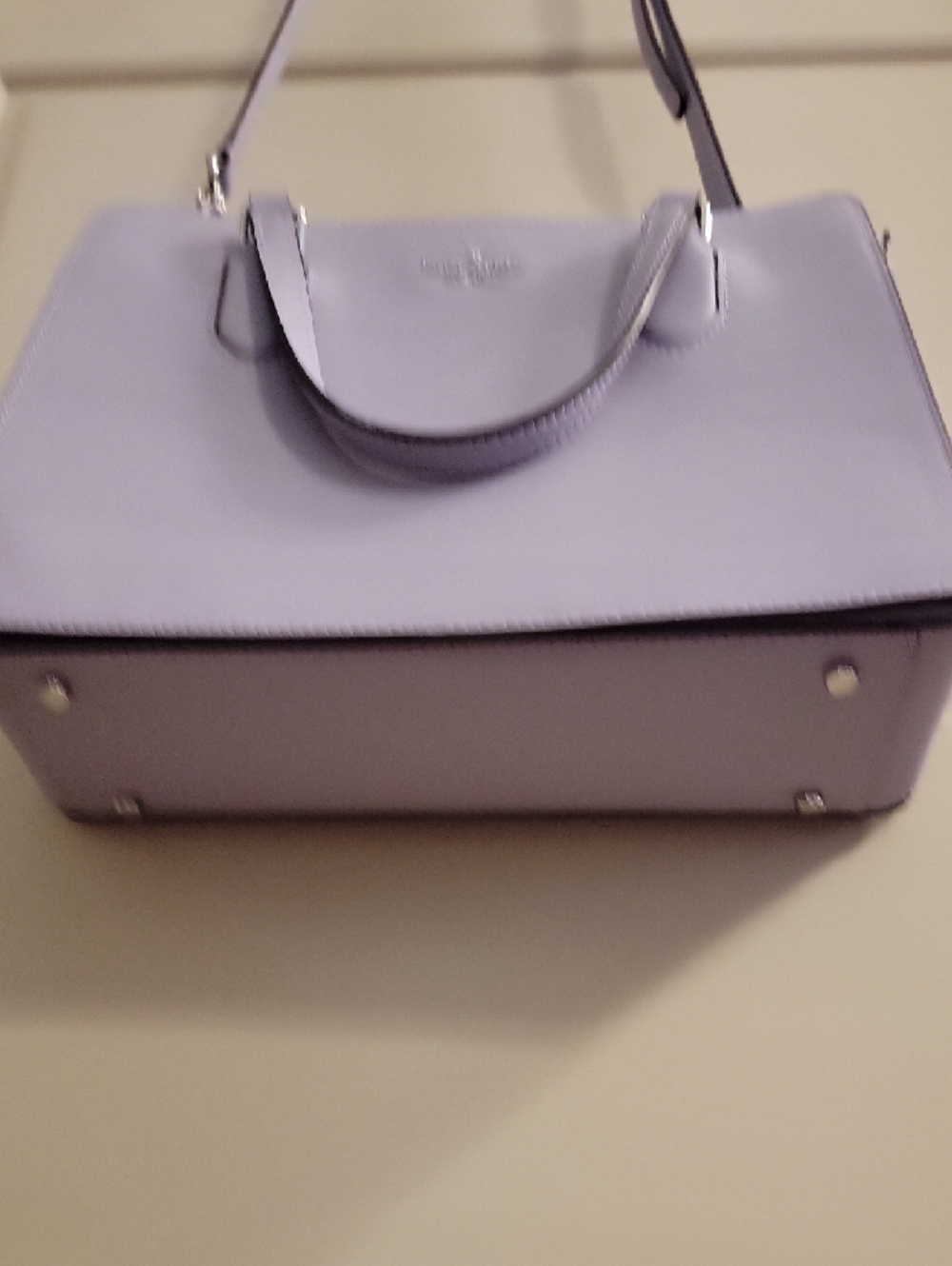 kate spade lavender satchel - Picture 5 of 6